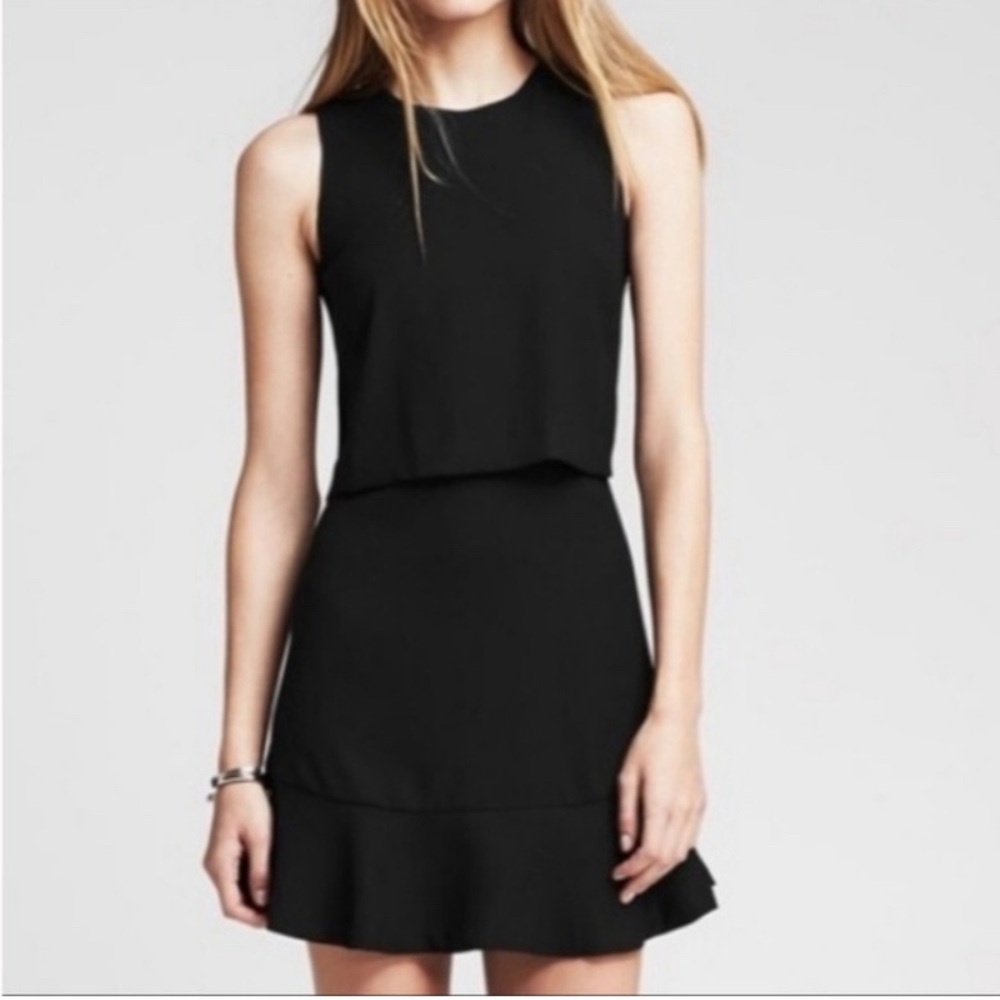 Banana Republic Crepe Cutout Dress